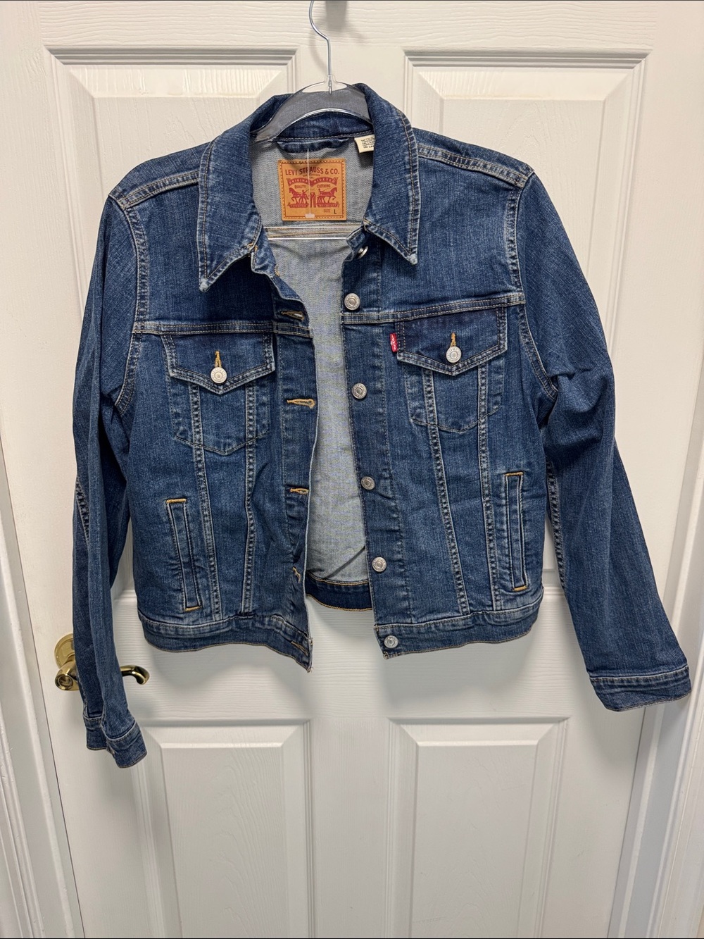 Levi's Dark Blue Denim Trucker Jacket